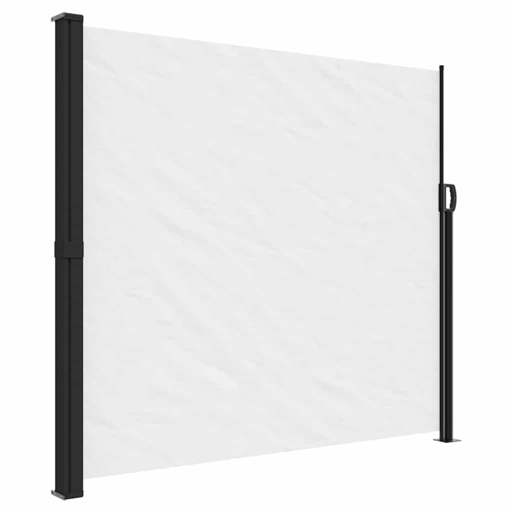 vidaXL Copertina laterală retractabilă, alb, 180x300 cm
