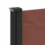 vidaXL Copertina laterală retractabilă, maro, 100x500 cm vidaXL Copertina laterală retractabilă, maro, 100x500 cm