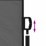 vidaXL Copertină laterală retractabilă antracit 100x500 cm