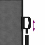vidaXL Copertină laterală retractabilă antracit 120x500 cm