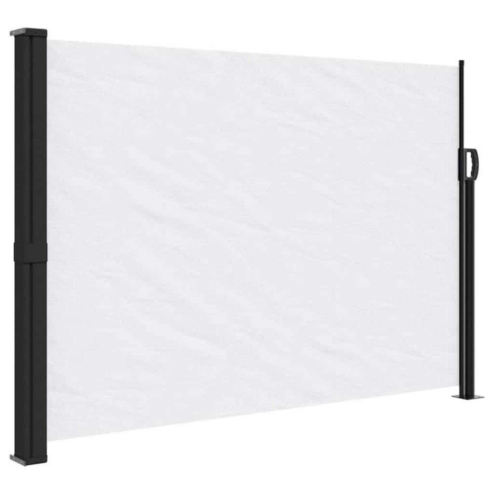 vidaXL Copertina laterală retractabilă, alb, 140x500 cm