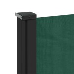 vidaXL Copertina laterală retractabilă, verde închis, 160x500 cm