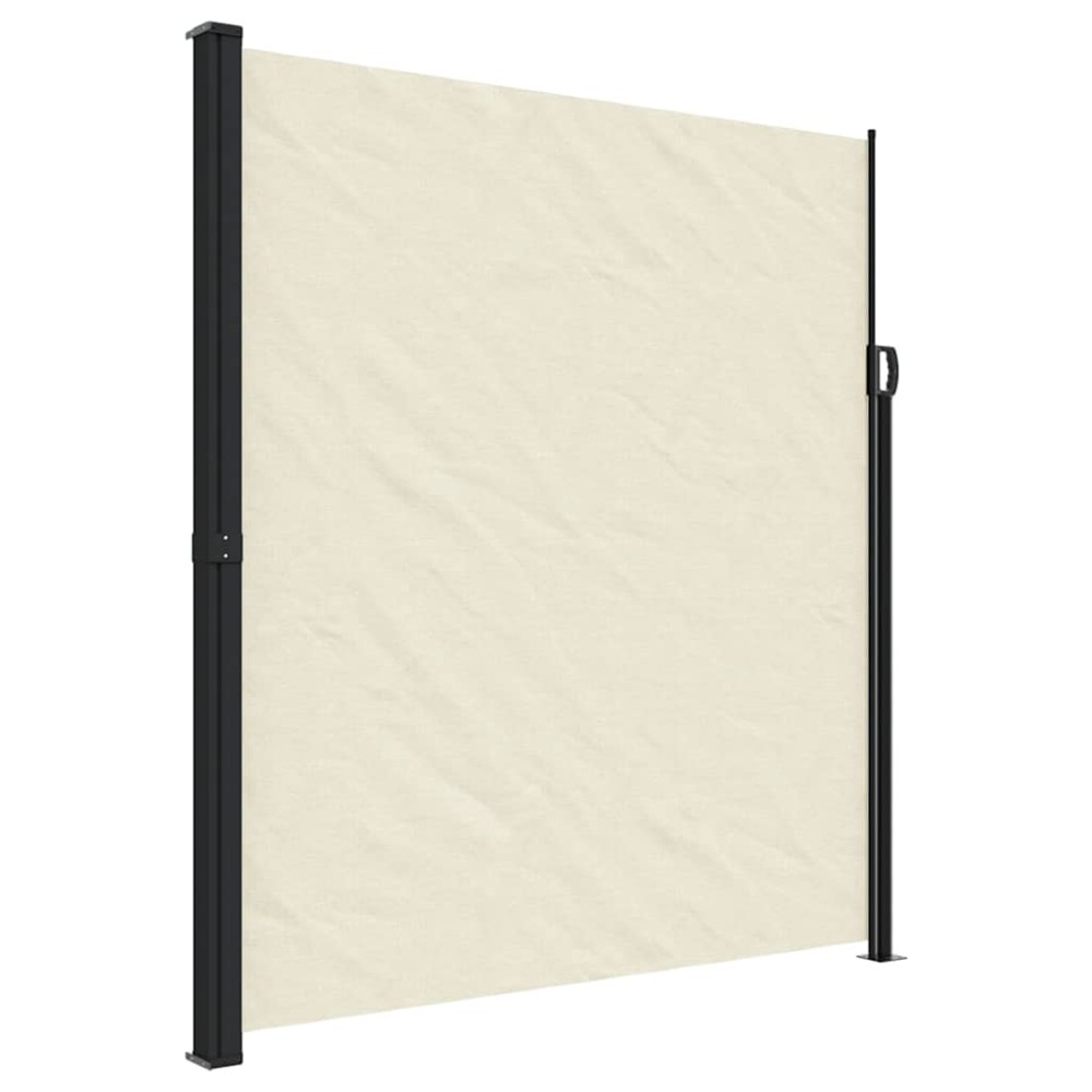 vidaXL Copertina laterală retractabilă, crem, 220x500 cm