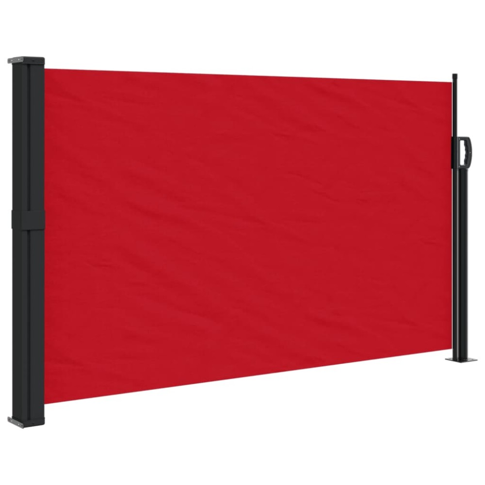 vidaXL Copertină laterală retractabilă, roșu, 120 x 600 cm