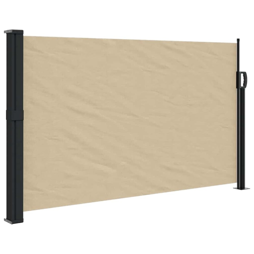 vidaXL Copertină laterală retractabilă, bej, 120 x 600 cm