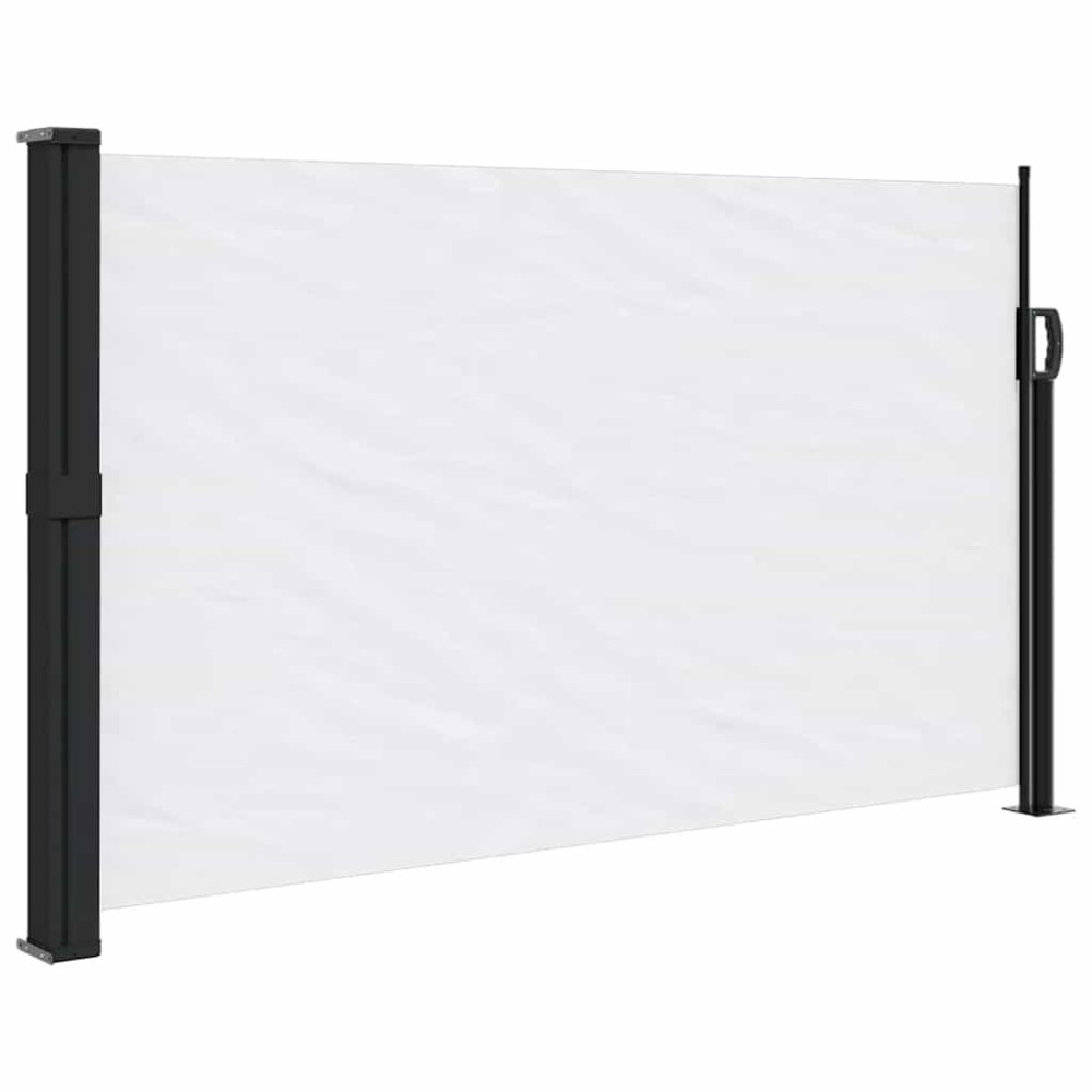 vidaXL Copertină laterală retractabilă, alb, 120 x 600 cm