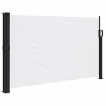 vidaXL Copertină laterală retractabilă, alb, 120 x 600 cm vidaXL Copertină laterală retractabilă, alb, 120 x 600 cm