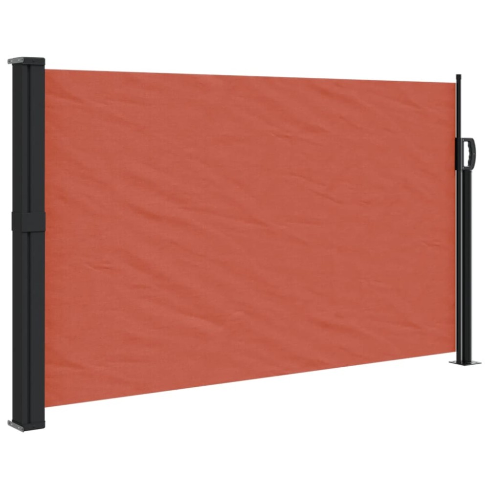 vidaXL Copertină laterală retractabilă, teracotă, 120 x 600 cm