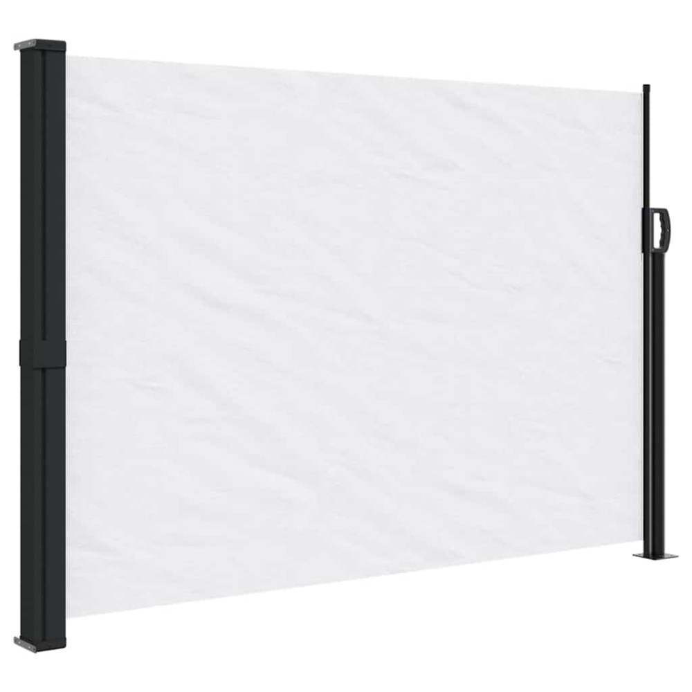 vidaXL Copertină laterală retractabilă, alb, 140x600 cm