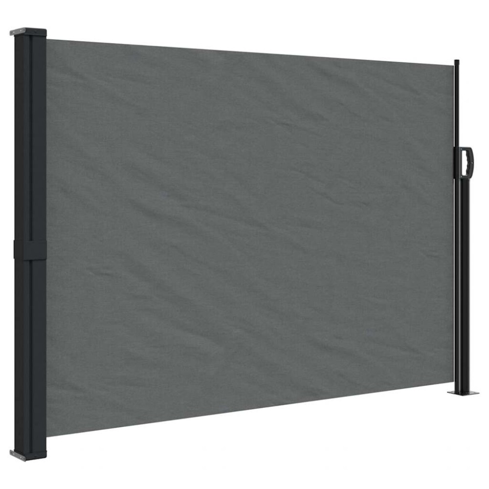 vidaXL Copertină laterală retractabilă, antracit, 140x600 cm