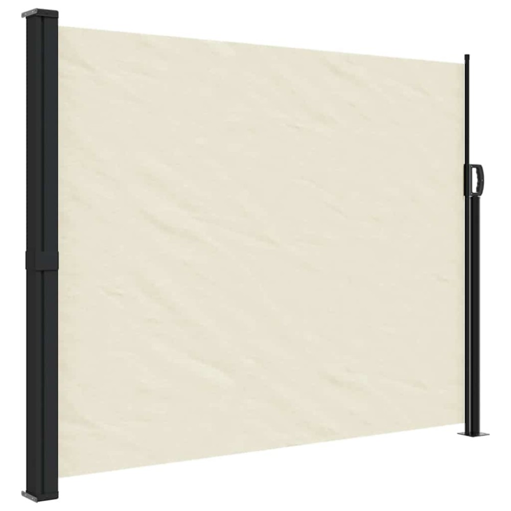 vidaXL Copertină laterală retractabilă, crem, 160 x 600 cm