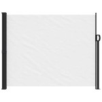 vidaXL Copertină laterală retractabilă, alb, 160 x 600 cm