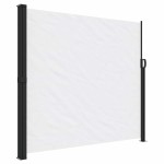 vidaXL Copertină laterală retractabilă, alb, 180x600 cm vidaXL Copertină laterală retractabilă, alb, 180x600 cm