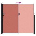 vidaXL Copertină laterală retractabilă, teracotă, 180x600 cm