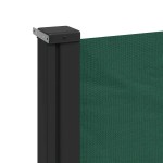 vidaXL Copertină laterală retractabilă, verde închis, 200x600 cm