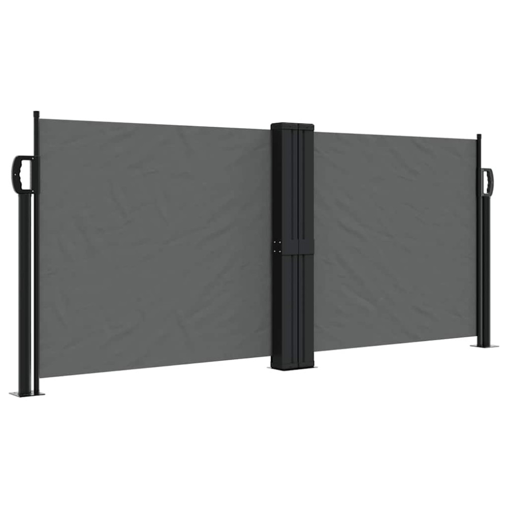 vidaXL Copertină laterală retractabilă, antracit, 100 x 600 cm