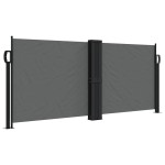 vidaXL Copertină laterală retractabilă, antracit, 100 x 600 cm vidaXL Copertină laterală retractabilă, antracit, 100 x 600 cm
