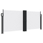 vidaXL Copertină laterală retractabilă, alb, 100 x 600 cm vidaXL Copertină laterală retractabilă, alb, 100 x 600 cm