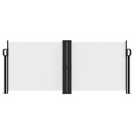 vidaXL Copertină laterală retractabilă, alb, 100 x 600 cm vidaXL Copertină laterală retractabilă, alb, 100 x 600 cm