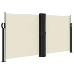 vidaXL Copertină laterală retractabilă, crem, 120 x 600 cm vidaXL Copertină laterală retractabilă, crem, 120 x 600 cm