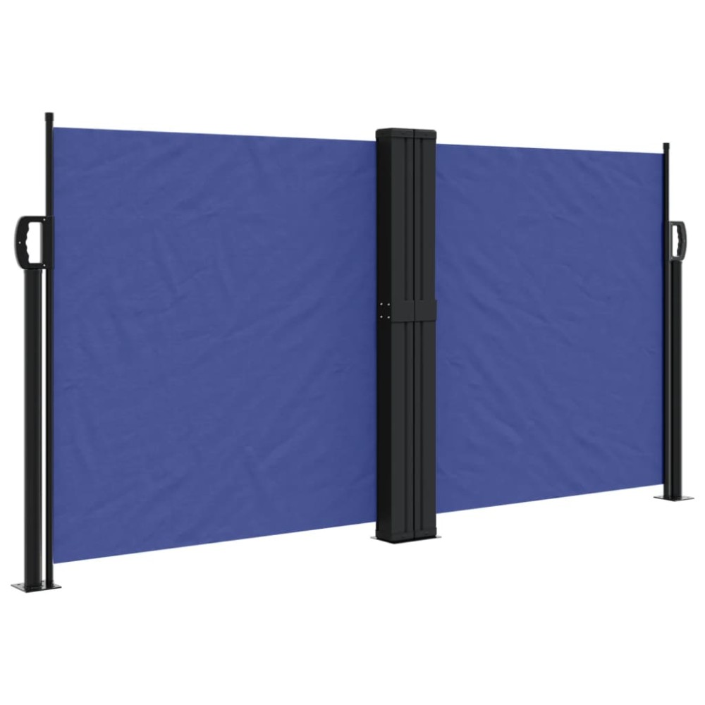 vidaXL Copertină laterală retractabilă, albastru, 120 x 600 cm