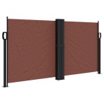 vidaXL Copertină laterală retractabilă, maro, 120 x 600 cm