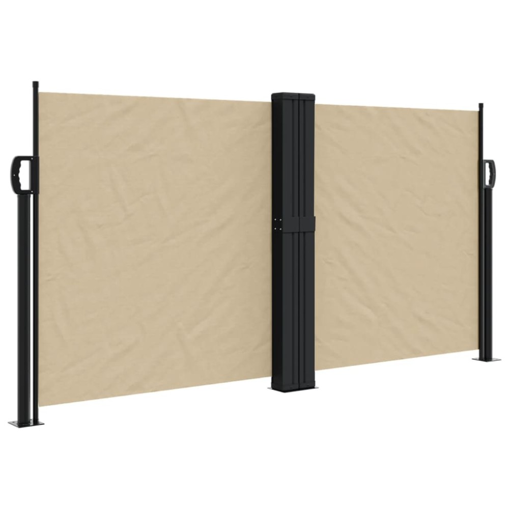 vidaXL Copertină laterală retractabilă, bej, 120 x 600 cm
