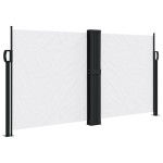 vidaXL Copertină laterală retractabilă, alb, 120 x 600 cm vidaXL Copertină laterală retractabilă, alb, 120 x 600 cm