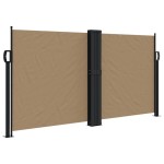 vidaXL Copertină laterală retractabilă, gri taupe, 120 x 600 cm vidaXL Copertină laterală retractabilă, gri taupe, 120 x 600 cm