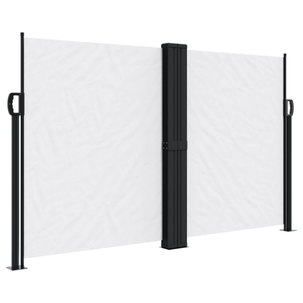 vidaXL Copertină laterală retractabilă, alb, 140x600 cm
