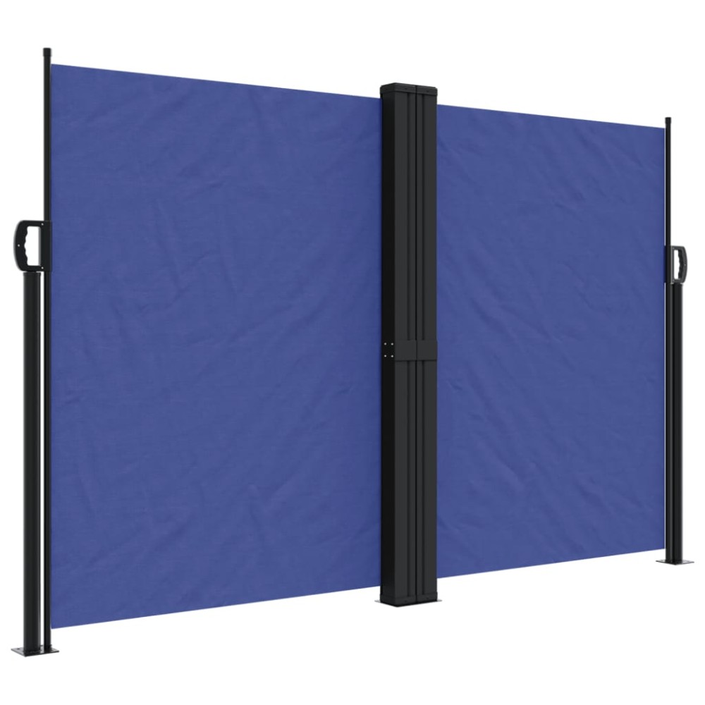 vidaXL Copertină laterală retractabilă, albastru, 160 x 600 cm