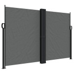 vidaXL Copertină laterală retractabilă, antracit, 160 x 600 cm
