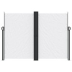 vidaXL Copertină laterală retractabilă, alb, 180x600 cm vidaXL Copertină laterală retractabilă, alb, 180x600 cm