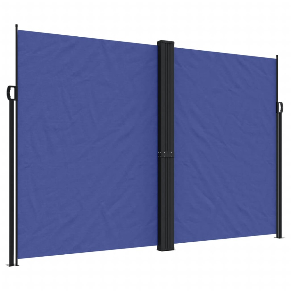 vidaXL Copertină laterală retractabilă, albastru, 220x600 cm