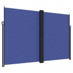 vidaXL Copertină laterală retractabilă, albastru, 220x600 cm vidaXL Copertină laterală retractabilă, albastru, 220x600 cm