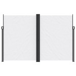 vidaXL Copertină laterală retractabilă, alb, 220x600 cm vidaXL Copertină laterală retractabilă, alb, 220x600 cm