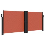 vidaXL Copertină laterală retractabilă, cărămiziu, 100 x 1000 cm