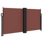 vidaXL Copertină laterală retractabilă, maro, 120 x 1000 cm vidaXL Copertină laterală retractabilă, maro, 120 x 1000 cm
