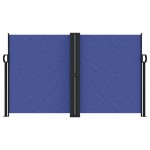 vidaXL Copertină laterală retractabilă, albastru, 140 x 1000 cm