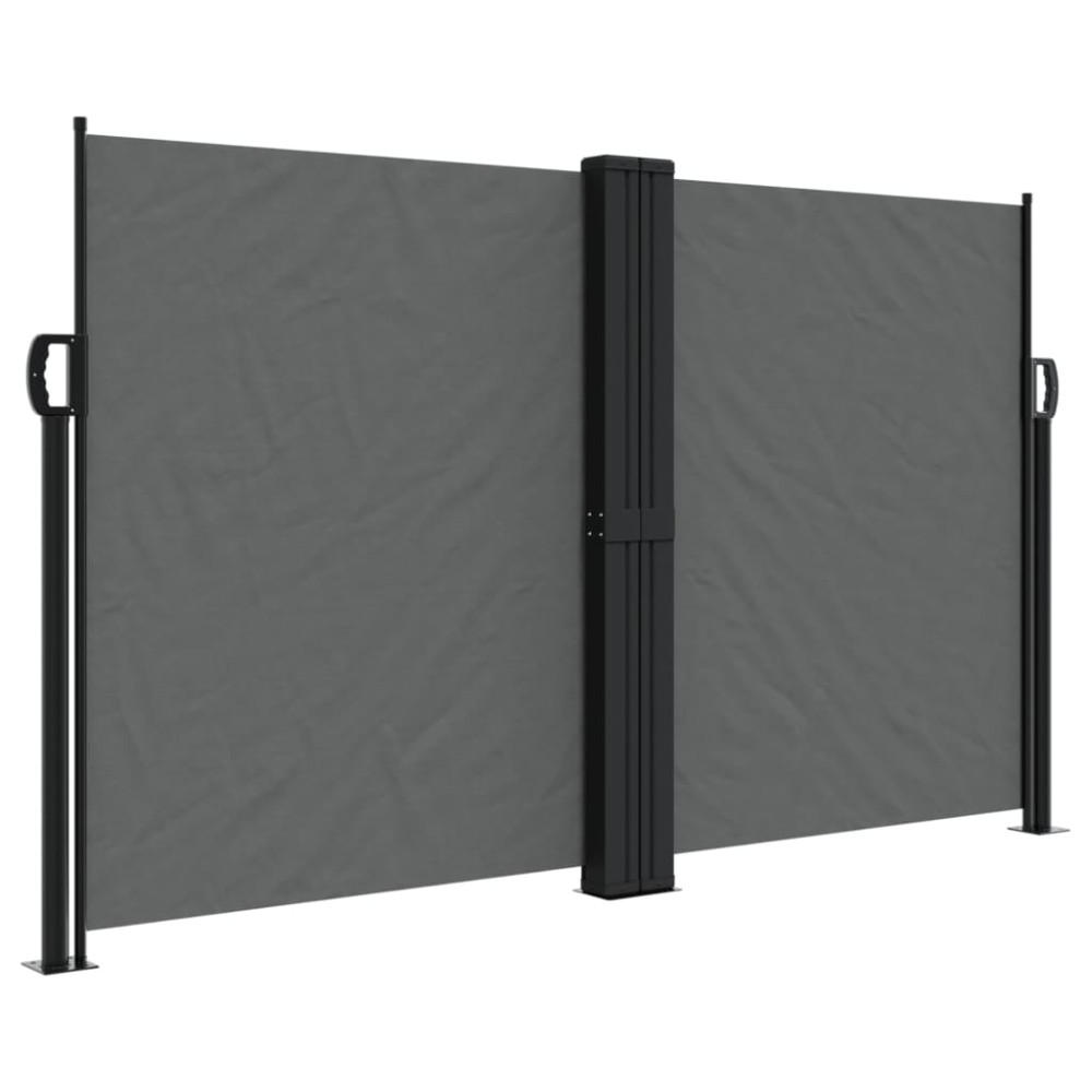 vidaXL Copertină laterală retractabilă, antracit, 140 x 1000 cm