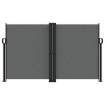 vidaXL Copertină laterală retractabilă, antracit, 140 x 1000 cm vidaXL Copertină laterală retractabilă, antracit, 140 x 1000 cm