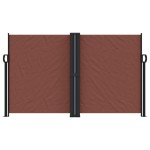 vidaXL Copertină laterală retractabilă, maro, 140 x 1000 cm vidaXL Copertină laterală retractabilă, maro, 140 x 1000 cm