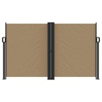 vidaXL Copertină laterală retractabilă, gri taupe, 140 x 1000 cm vidaXL Copertină laterală retractabilă, gri taupe, 140 x 1000 cm