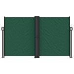 vidaXL Copertină laterală retractabilă, verde închis, 140 x 1000 cm