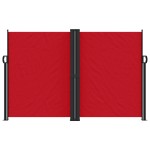 vidaXL Copertină laterală retractabilă, roșu, 160x1000 cm