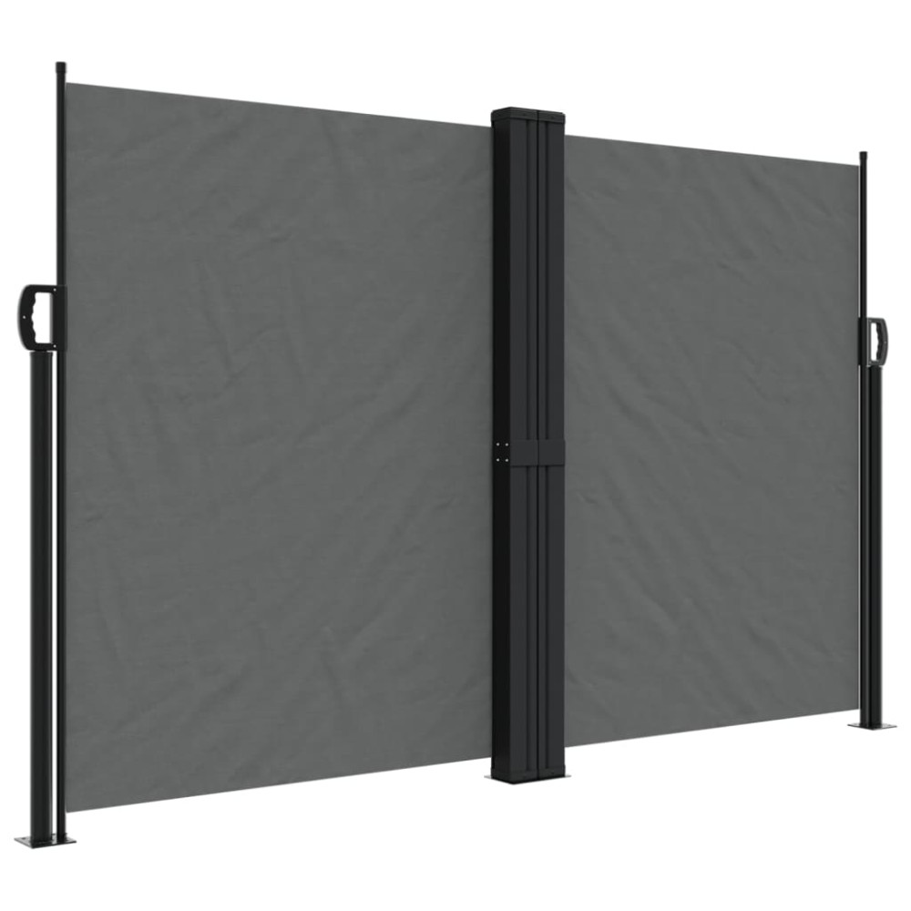 vidaXL Copertină laterală retractabilă, antracit, 160x1000 cm