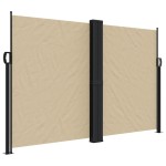 vidaXL Copertină laterală retractabilă, bej, 160x1000 cm
