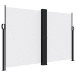 vidaXL Copertină laterală retractabilă, alb, 160x1000 cm vidaXL Copertină laterală retractabilă, alb, 160x1000 cm