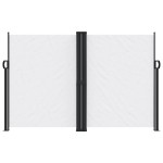 vidaXL Copertină laterală retractabilă, alb, 160x1000 cm vidaXL Copertină laterală retractabilă, alb, 160x1000 cm
