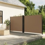 vidaXL Copertină laterală retractabilă, gri taupe, 160x1000 cm vidaXL Copertină laterală retractabilă, gri taupe, 160x1000 cm
